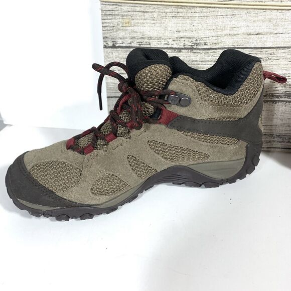 Merrell Women's Yokota 2 Mid Waterproof Hiking Boot size 7 Brindle - Picture 8 of 16
